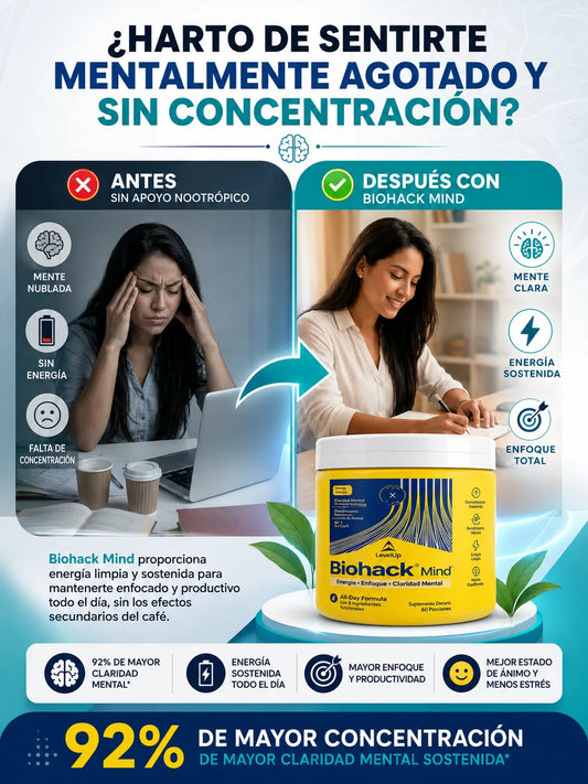 Biohack Mind | Suplemento 100% natural☘️