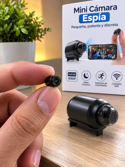 Mini Cámara Espía: Descubre lo que te estan ocultando👀