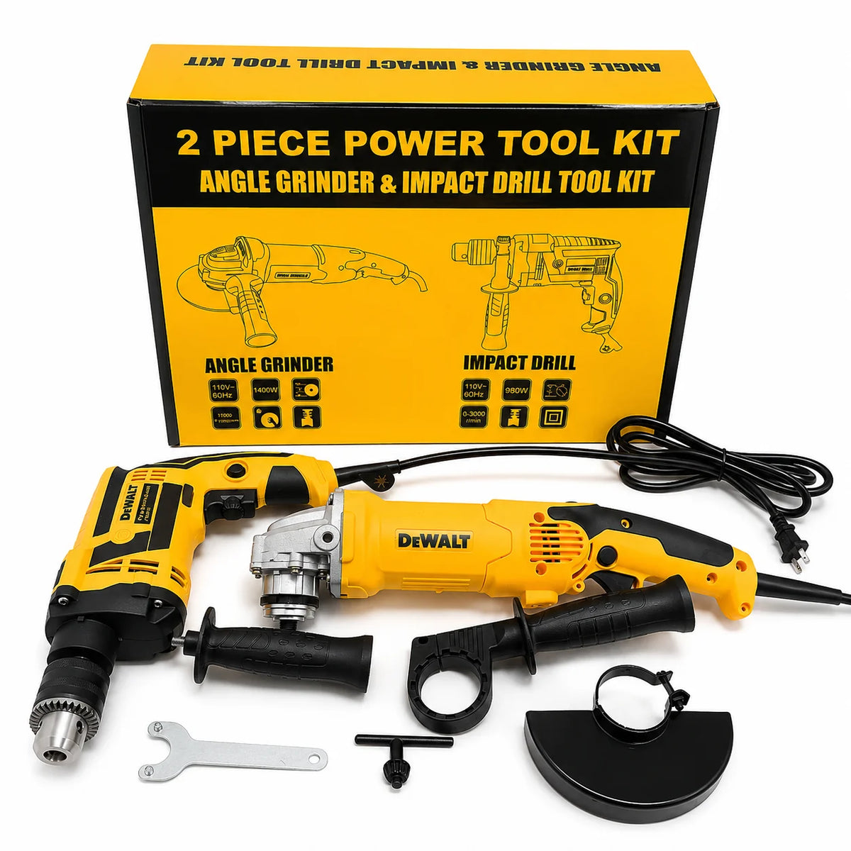 Combo de Taladro y Pulidora DeWalt | Potencia sin limite💥
