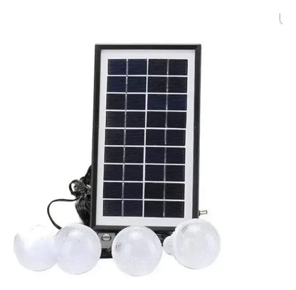 Kit Panel Solar Lámpara KILLO 4 BOMBILLO