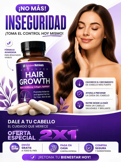 Vitaminas Para El Cabello Hair Growth | 2X1 Oferta