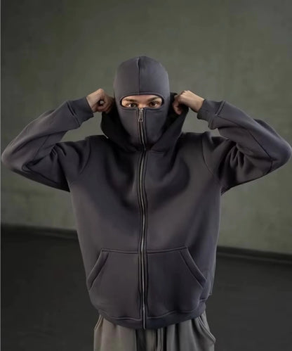 Sudadera con capucha y cremallera Ninja