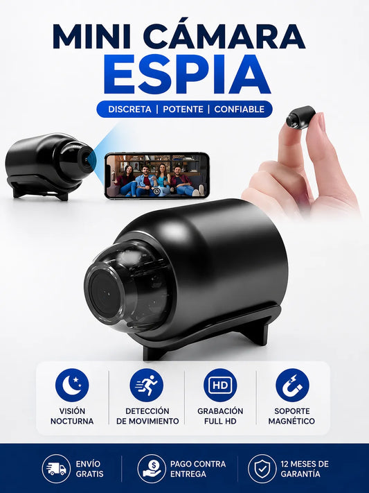 Mini Cámara Espía: Descubre lo que te estan ocultando👀