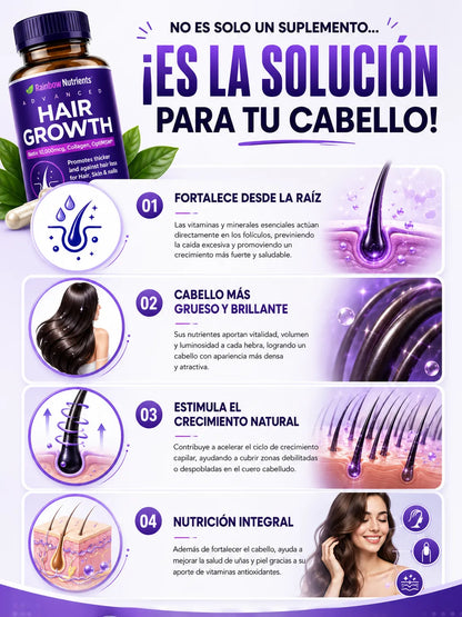 Vitaminas Para El Cabello Hair Growth | 2X1 Oferta