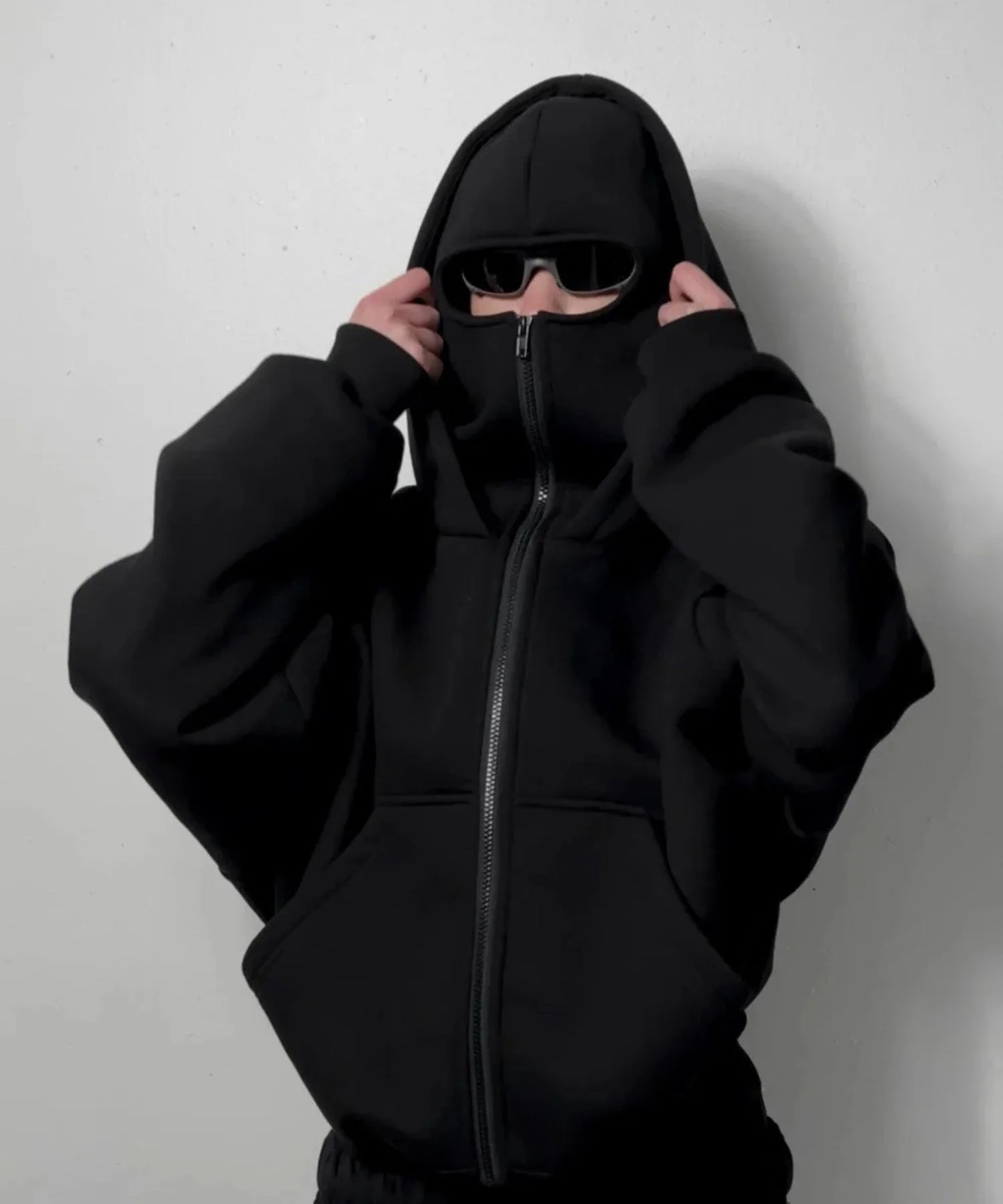 Sudadera con capucha y cremallera Ninja