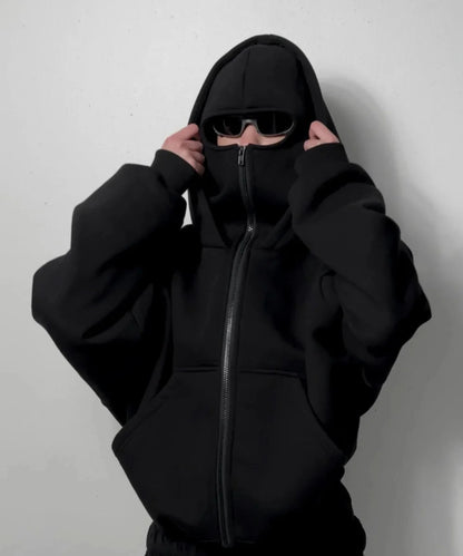 Sudadera con capucha y cremallera Ninja