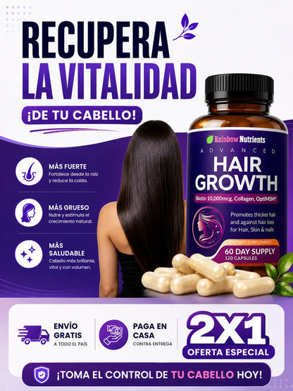 Vitaminas Para El Cabello Hair Growth | 2X1 Oferta