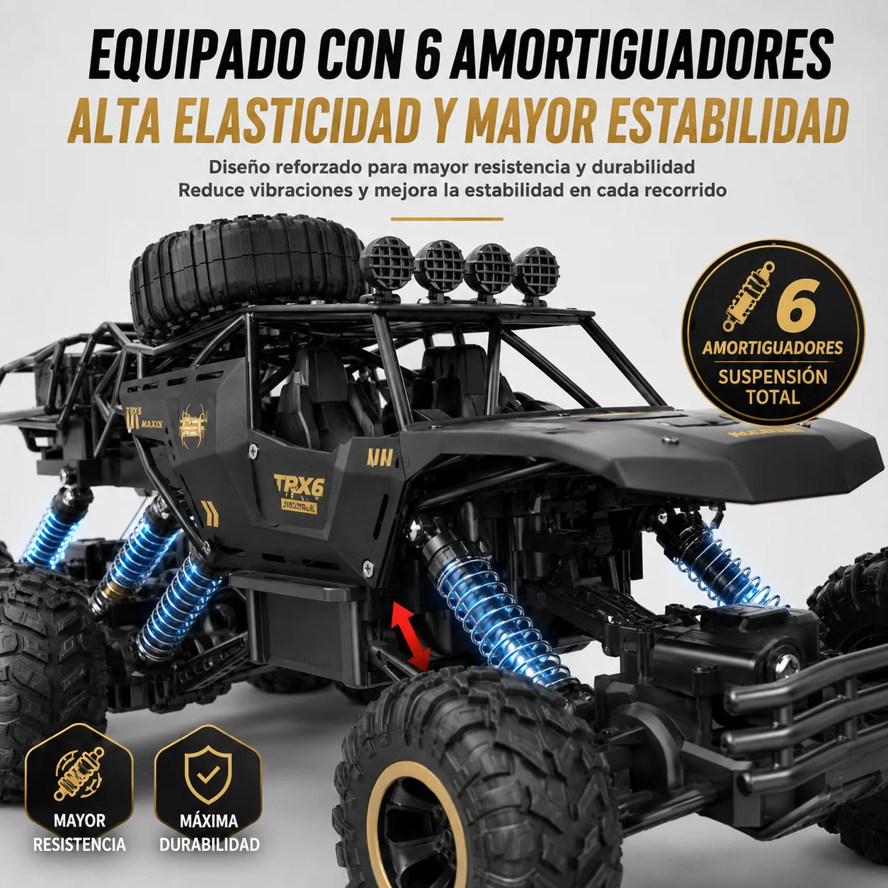 Carro Monster 6x6 a Control Remoto🎁