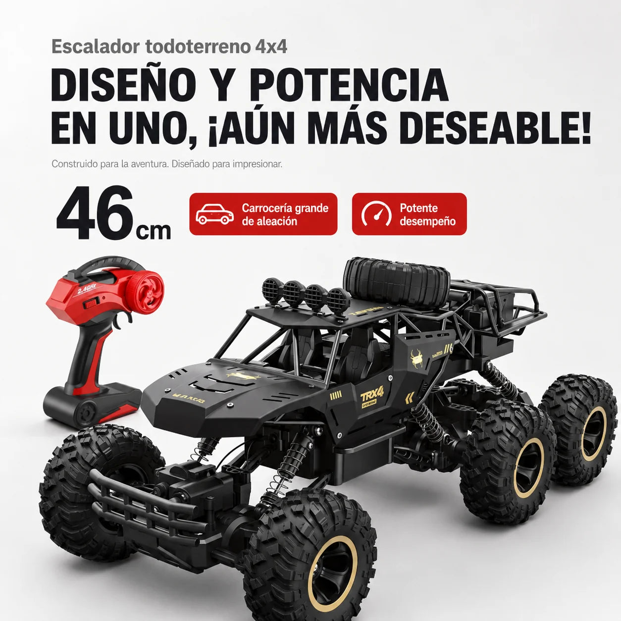 Carro Monster 6x6 a Control Remoto🎁