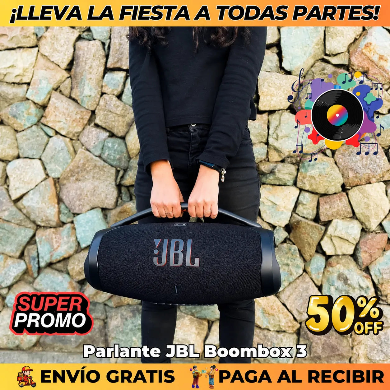 Parlante JBL Boombox 3: Sonido Superior a todos🔉